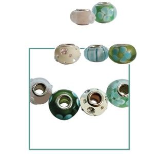 5 pc Collection NEW Beads Spacers Charms 925 SS
